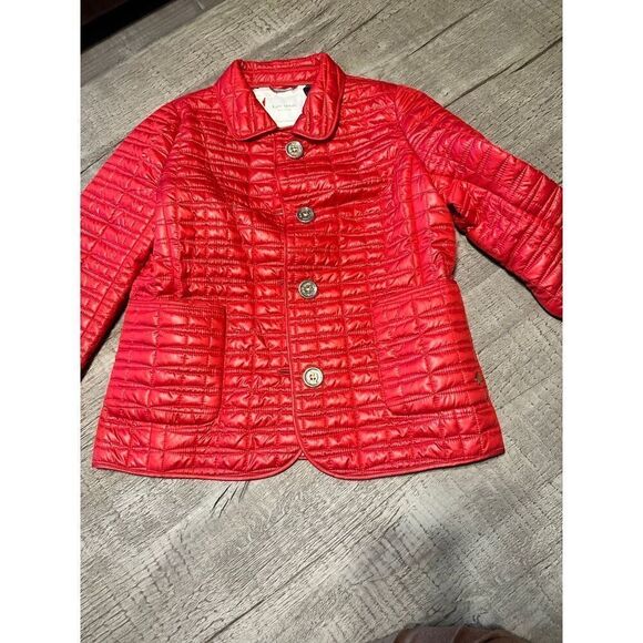New Kate Spade Puffer Jacket in Candied Red - Picture 4 of 5